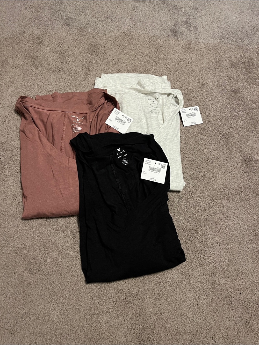 American Eagle Soft & Sexy shirts- lot of 3